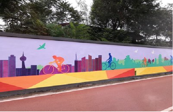 襄阳墙体彩绘-围墙