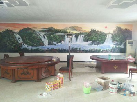 襄阳墙绘-写实风景