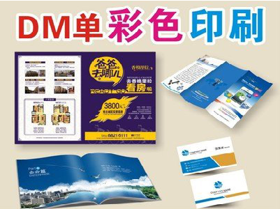 襄阳单页印刷,色彩搭配简单。